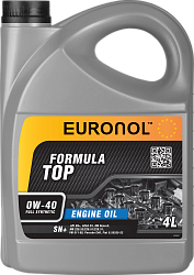 Моторное масло EURONOL TOP FORMULA  0W-40  4 л. синт.