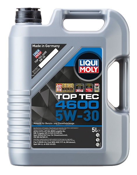 Моторное масло LIQUI MOLY Top Tec 4600  5W-30  5 л. синт.
