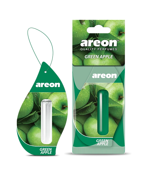 Ароматизатор подвесной Areon LIQUID Green Apple  5 мл.