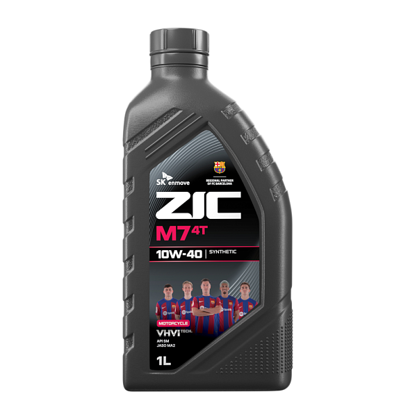 Моторное масло ZIC M7 4T  10W-40  1 л. синт.