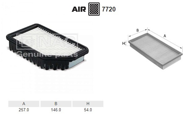 Воздушный фильтр NAC NAC-7720