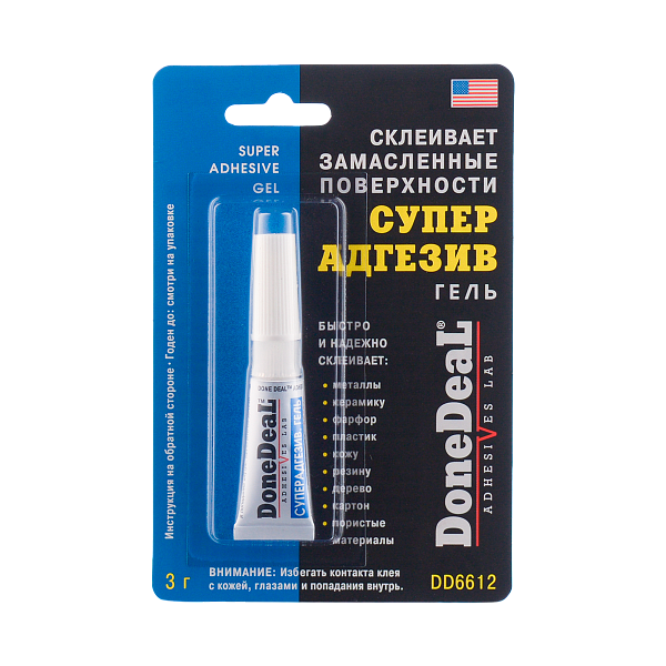 Суперадгезив гель DONE DEAL DD6612  2 гр.