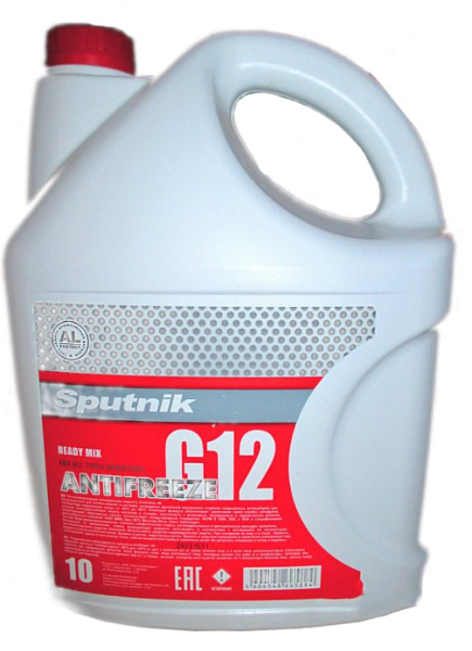 Антифриз готовый к применению SPUTNIK  Красный G-12  10 кг.