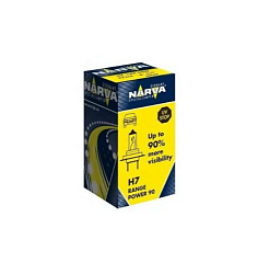 Лампа галогеновая H7 12V 55W (PX26D) NARVA Range Power +90% 48047