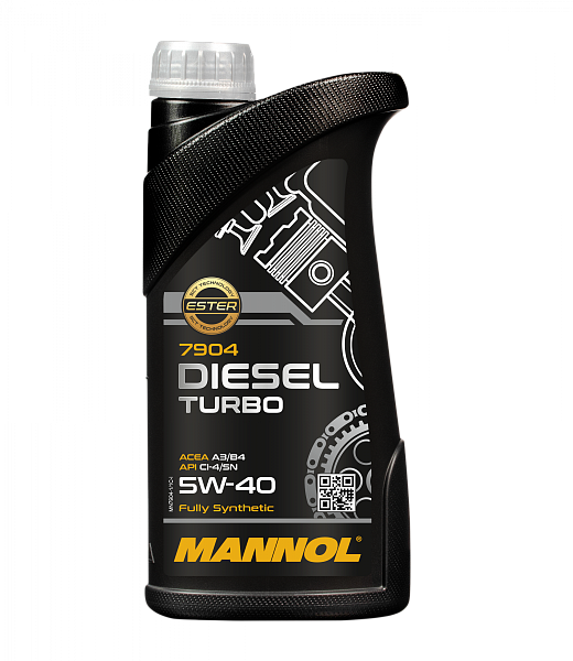 Моторное масло MANNOL Diesel Turbo  5W-40  1 л. синт.