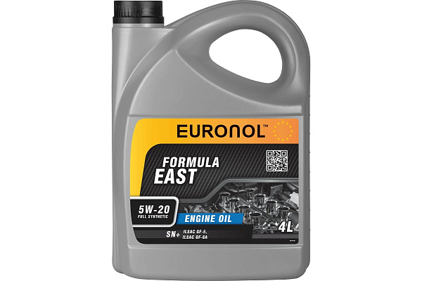 Моторное масло EURONOL EAST FORMULA ILSAC GF-5  5W-20  4 л. синт.