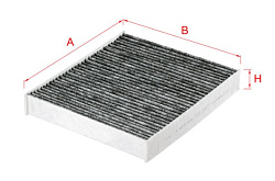 Фильтр салона, угольный LYNXauto LAC-1917C