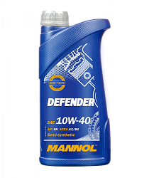Моторное масло MANNOL Stahlsynt Defender  10W-40  1 л. п/ситнт.