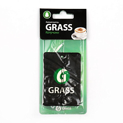 GraSS Ароматизатор картонный капучино   шт