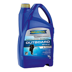 Моторное масло RAVENOL Outboard 2T Mineral  5 л. мин.