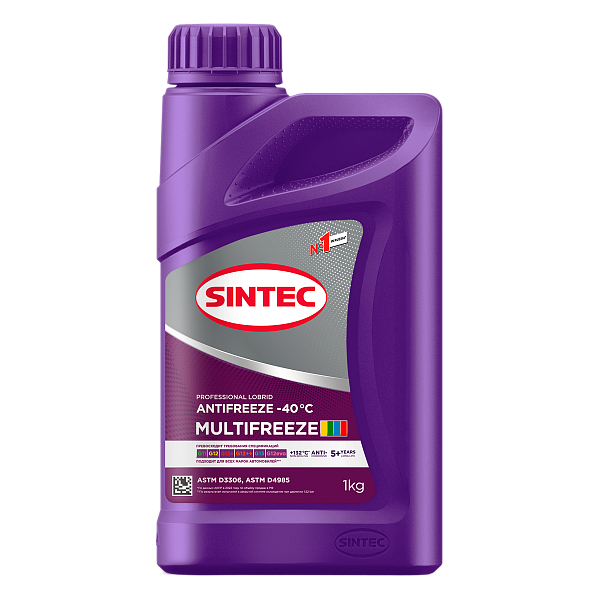 Антифриз -40 фиолетовый SINTEC MULTIFREEZE Violet  1 кг.