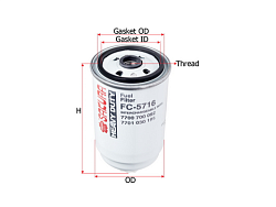 Топливный фильтр  Sakura FC5716