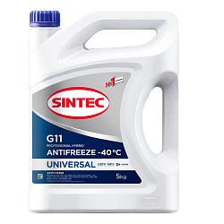 Антифриз -40 синий SINTEC Universal G-11 Blue  5 кг.