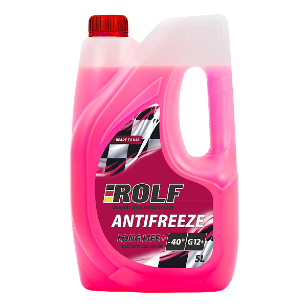 Антифриз -40 красный ROLF Antifreeze G-12+ Red  5 л.