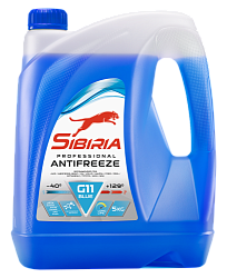 Антифриз синий -40 SIBIRIA G-11 Blue  5 кг.