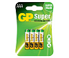 GP Элемент питания AAA  Super Alkaline (LR03) 24A-2CR4 (4шт в уп.)         4 шт