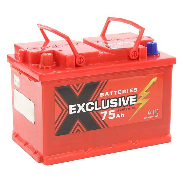 Аккумулятор Exclusive  75 Ач прямая полярность