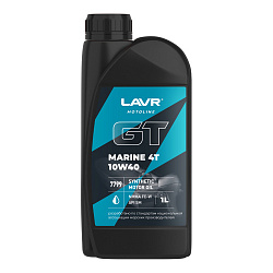 Моторное масло для мотоциклов 4Т 10W40 GT SPORT LAVR MOTOLINE   1л. синт. API SN