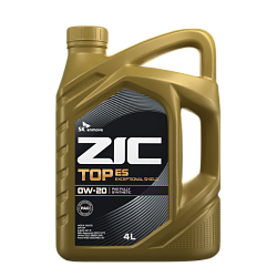 Моторное масло ZIC TOP ES  0W-20  4 л. синт.