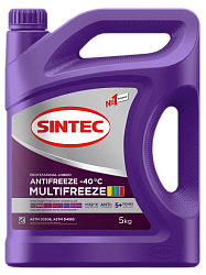 Антифриз -40 фиолетовый SINTEC Multifreeze Violet  5 кг.