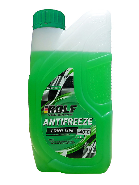 Антифриз -40 зеленый ROLF Antifreeze G-11 Green  1 л.