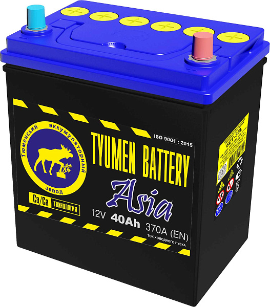 Аккумулятор Тyumen Battery ASIA 40 Ач, Обратная полярность
