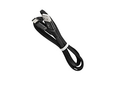 Кабель Red Line Flat, USB/Type-C, 1 м, черный